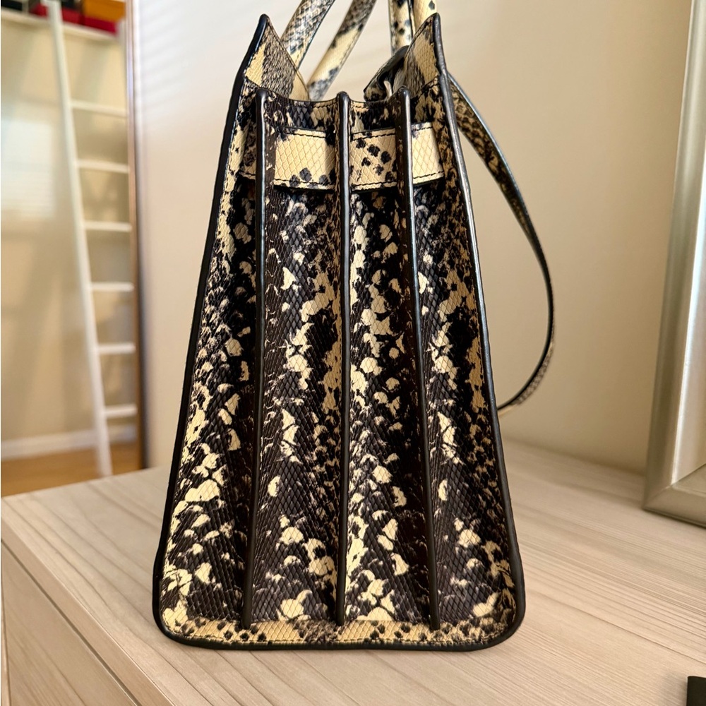 Rare Saint Laurent python embossed sac de jour in… - image 4